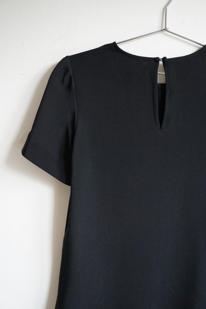 00s Maivet Black Silk Blouse