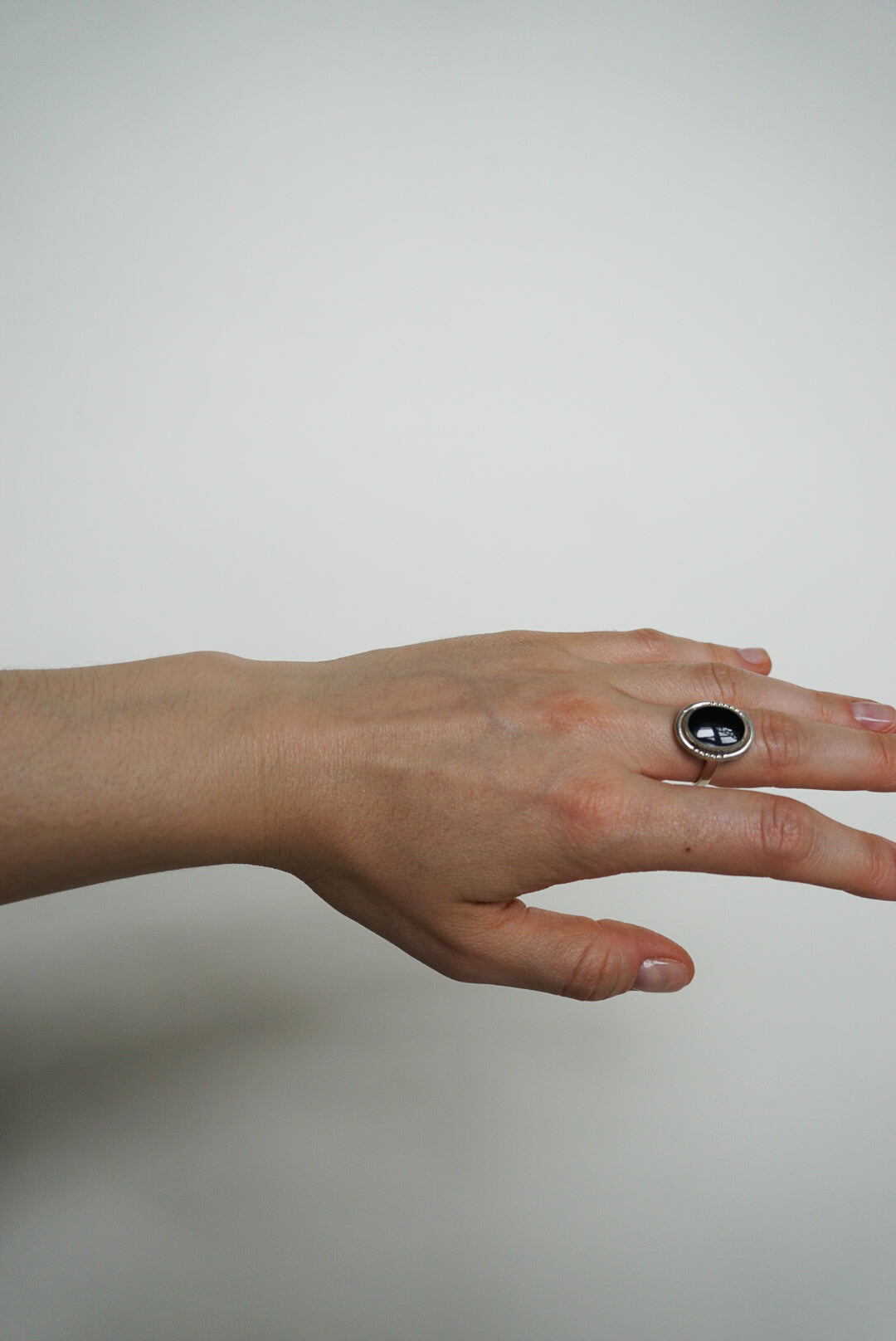 Sterling Silver Onyx Signet Ring