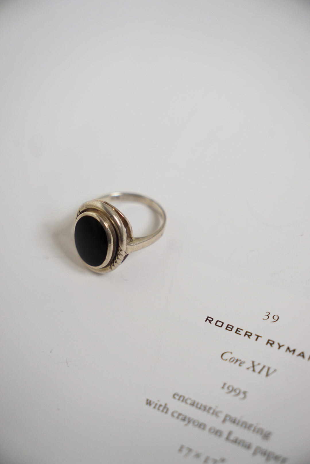 Sterling Silver Onyx Signet Ring